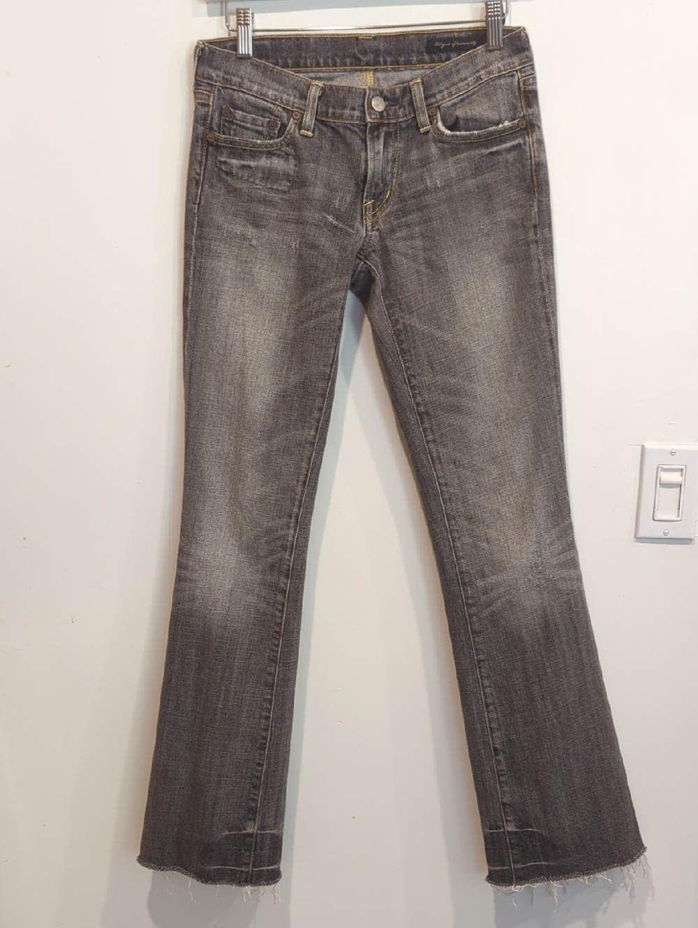 Citizens Of Humanity Y2K Gray Distressed Jeans